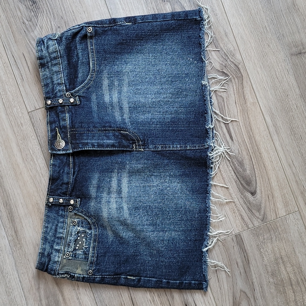 Adorable Fun Mini Jean Skirt Size Large 😍 💕 ❤